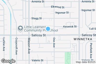 Map image of the property - 20327 Saticoy St