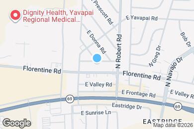 Map image of the property - Charming 2-bedrooms, 1.5-baths two story duplex home in Prescott Valley!