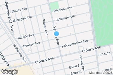 Map image of the property - 384 Trenton Ave