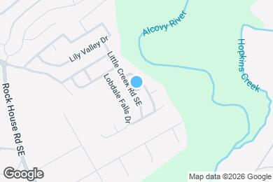 Map image of the property - 420 Little Creek Rd SE