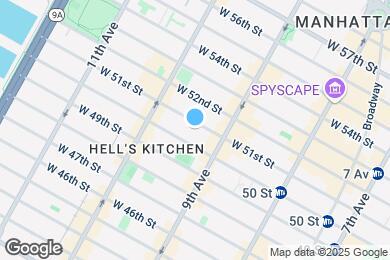 Map image of the property - 420 W 51s Street (9th & 10th Ave), #5