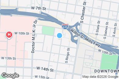 Map image of the property - 1006 S Cross St