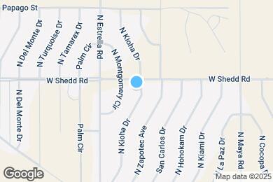 Map image of the property - 3940 N Kioha Dr