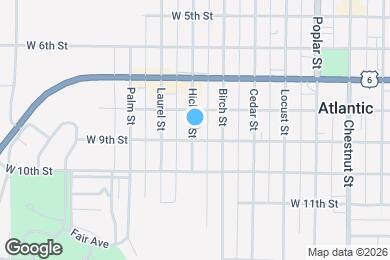 Map image of the property - 808 Hickory St