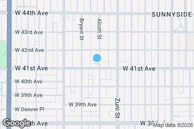 Map image of the property - 2501 W 41st Ave