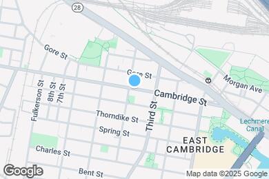 Map image of the property - 316 Cambridge St