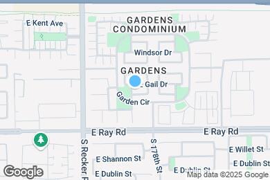 Map image of the property - 1491 S Swallow Ln