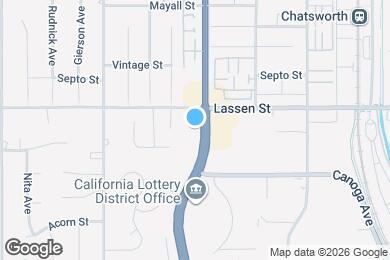 Map image of the property - 9825 Topanga Canyon Blvd