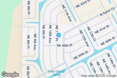 Map image of the property - 4013 NE 10th Pl