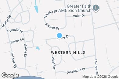 Map image of the property - 1624 Darby Dr