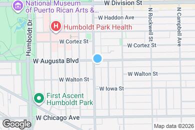 Map image of the property - 2755 W Augusta Blvd