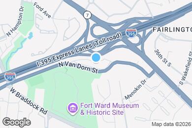 Map image of the property - 2500 N Van Dorn St