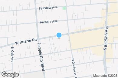 Map image of the property - 930 W Duarte Rd