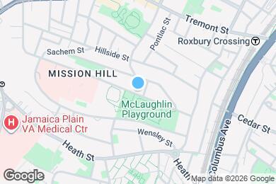 Map image of the property - 214 Parker Hill Ave