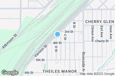 Map image of the property - 105 D St