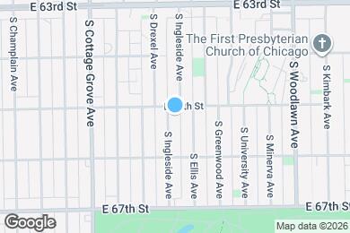 Map image of the property - 6507 S Ingleside Ave