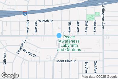 Map image of the property - 2625 7th Ave