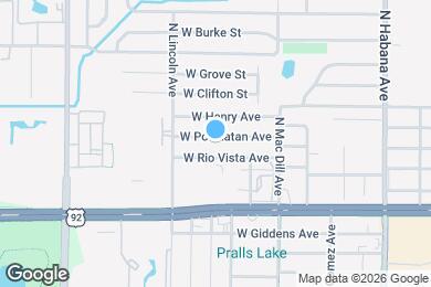 Map image of the property - 3124 W Powhatan Ave