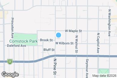 Map image of the property - 1010 N Pine St