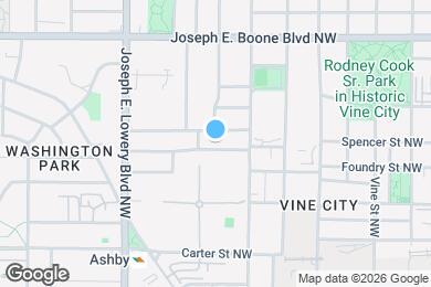 Map image of the property - 809 Spencer St NW
