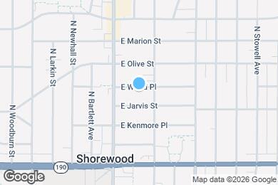 Map image of the property - 1903 E Wood Pl