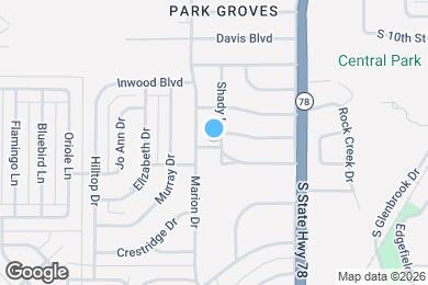 Map image of the property - 1309 Shady Ln