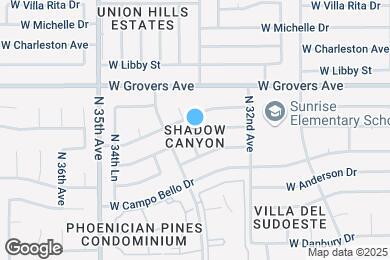 Map image of the property - 3302 W Angela Dr