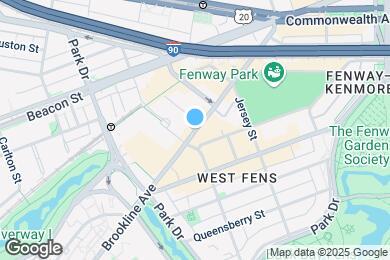 Map image of the property - 125 Brookline Ave