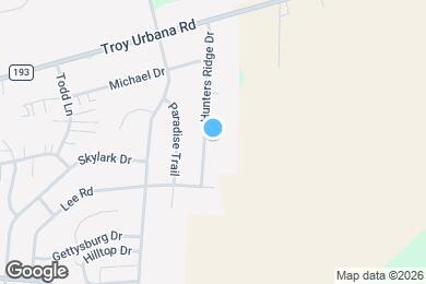 Map image of the property - 1745 Hunters Ridge Dr