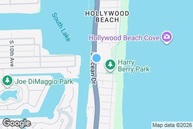 Map image of the property - 1201 S Ocean Dr