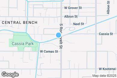 Map image of the property - 813 S Roosevelt St