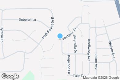 Map image of the property - 4016 Fairoaks Dr