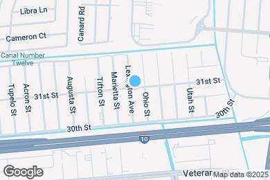 Map image of the property - 1307 31st St