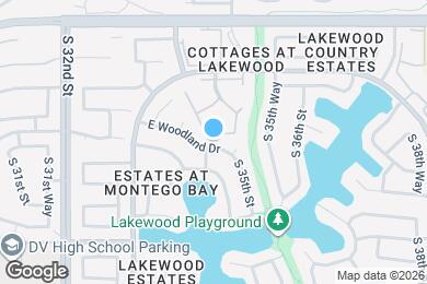 Map image of the property - 3422 E Woodland Dr