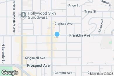 Map image of the property - Franklin Vista Apartments