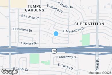 Map image of the property - 505 E Hermosa Dr