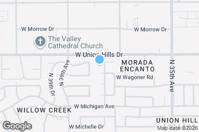 Map image of the property - 3733 W Villa Theresa Dr