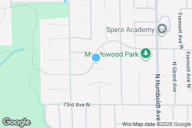 Map image of the property - 7417 Meadowwood Dr