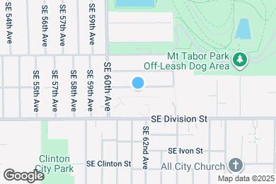 Map image of the property - 6144 SE Sherman St