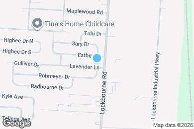 Map image of the property - 1100 Lavender Ln