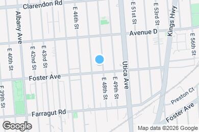 Map image of the property - 872 EAST 48 STREET