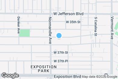 Map image of the property - 1352 W 36th St