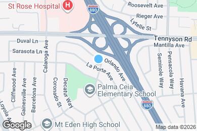 Map image of the property - 27596 La Porte Ave