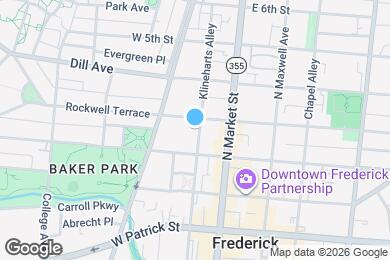 Map image of the property - 104 W 3rd St