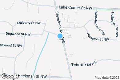 Map image of the property - 11593 Cleveland Ave NW