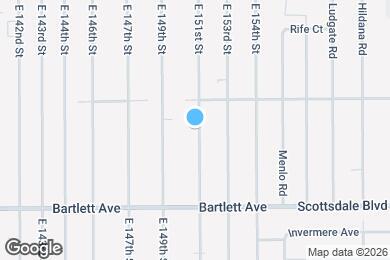 Map image of the property - 3652 E 151st St