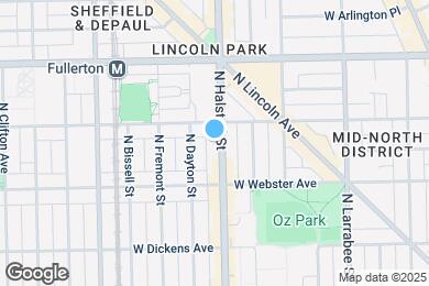 Map image of the property - 2240 N Halsted St