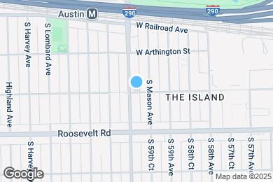 Map image of the property - 5958 W Fillmore St