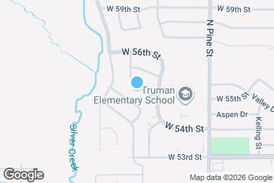 Map image of the property - 2609 W 55th St