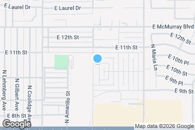 Map image of the property - 1014 N Pueblo Dr